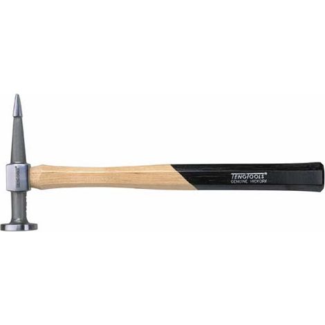 Marteau plat rond en métal + pointe ronde TENGTOOLS HMBH02 117900209
