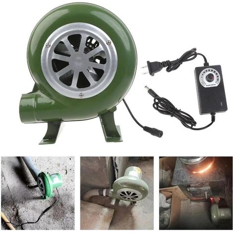 Ventola da 80 W AC/DC 100-240 V, piccola ventola per gassificatore, velocità regolabile, vecchia ventola (1/5)