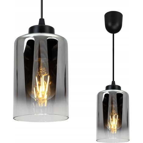 MODERNE ELEGANTE HÄNGELAMPE MIT GLASSCHIRM (1/5)