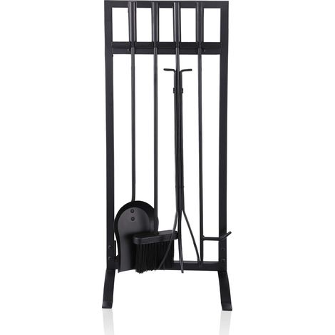 Kaminbesteck-Set, 5-teiliges Zubehör aus Eisen