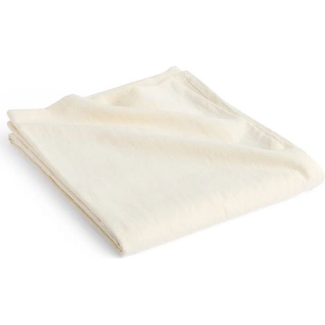 [GEBRAUCHT] B-Ware HAY Tagesdecke Überwurf Leinen Baumwolle OEKO TEX Creme 240x260 cm (1/2)