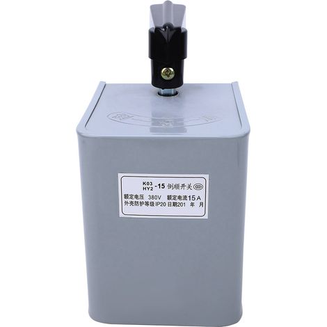 Inverseur CW CCW avec boîtier en fer pour système triphasé à trois fils 50 Hz CA HY2-15/HY2-30/HY2-60(HY2-15) (1/5)