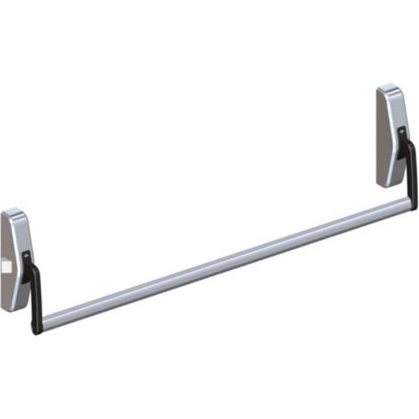 Fermeture anti-panique 1 point Alu coupe-feu 1250mm - JPM - 89D100-21-2A