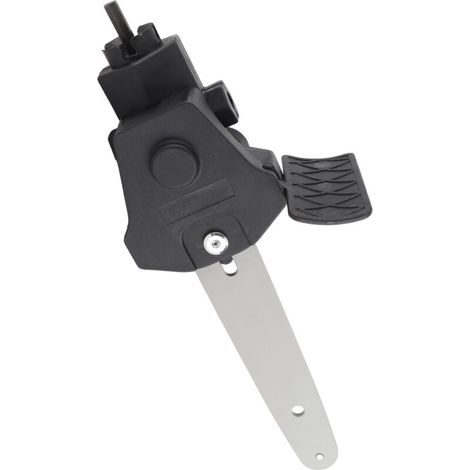 Jeffergarden Outil de modification pour tronçonneuse électrique : perceuse vers adaptateur avec clé et chaîne pour la coupe du bois (15 cm) (1/5)