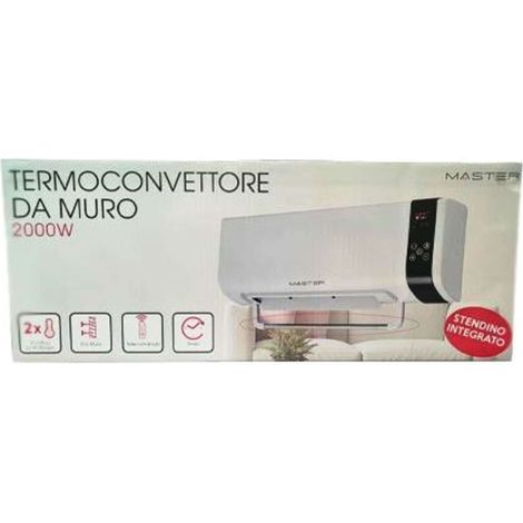 Master TCP3510-R Termoconvettore con Stendino 2000W e Telecomando