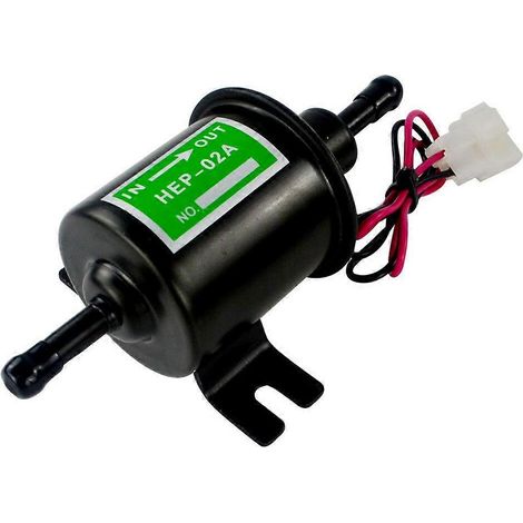Pompe à carburant électrique universelle 12 V robuste, en métal massif, pour essence, pompe de transfert d'essence 12 volts HEP-02A (1/5)