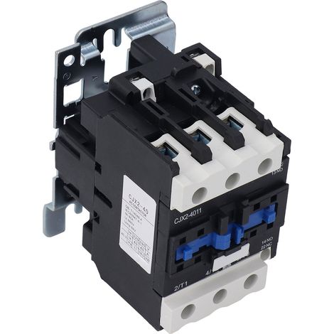 Contacteur Modulaire 220V 40A CJX2-4011, Bobine AC Haute Sensibilité, Puissance Fiable, Contacts Alliage Argent, Commutation Électrique (1/5)