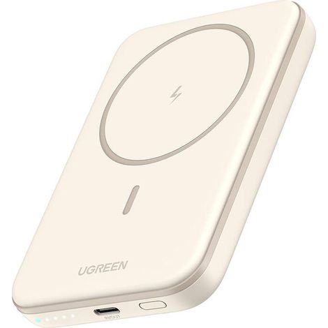 Ugreen PB560 5000mAh Magnetische Powerbank, USB-C, 15W (Beige)