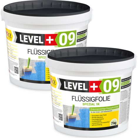 LEVEL+ Flüssigfolie Abdichtung Dichtfolie Flexibel L+09 - 14KG
