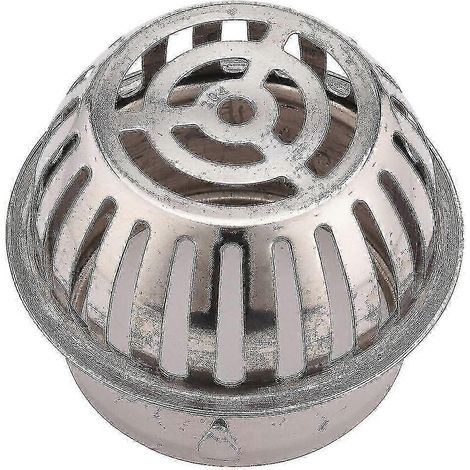 Rostfreier Fallrohr-Laubschutz aus Kunststoff, Dachrinnenabdeckung, Abflussrohrschutz 110 mm (1/5)