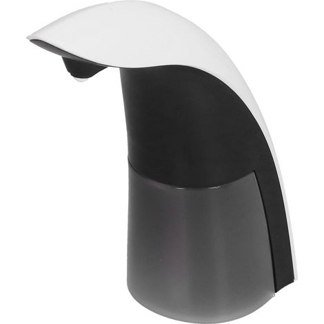 Schwarzes Set automatischer, intelligenter Sensor-Schaumseifenspender für Hände, Bad und Küche (batterielos). (1/5)