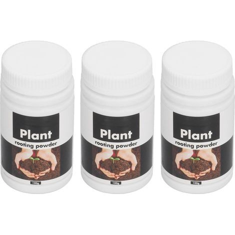 3 sachets de 99 g de poudre d'enracinement à base d'acides aminés, pour l'enracinement des plantes et des fruits, et pour l'utilisation domestique et au jardin. (1/5)