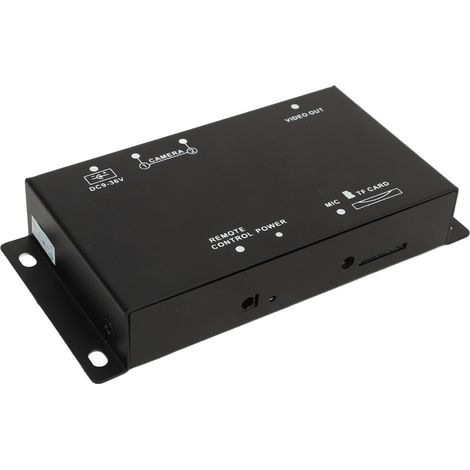 Boîtier de commande et répartiteur vidéo numérique mobile 2 canaux 12 V/24 V CC avec caméra de recul et commutateur d'image 720p pour camping-cars, fourgonnettes et camions (1/5)