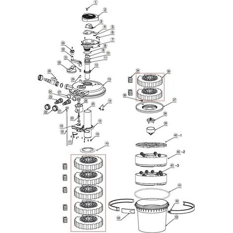 Pièce de rechange CPF-15000 : jeu d'éponges filtrantes pour filtres à pression pour bassins