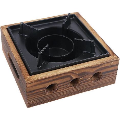 Réchaud À Alcool - Acier Inoxydable - Pour Camping Randonnée Pique-Nique Barbecue En Plein Air - 1 Pièce (1/5)