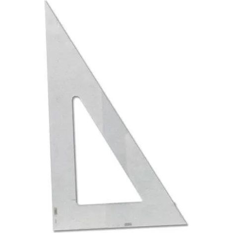 Équerre plate Minerva plexiglas transparent 50 cm