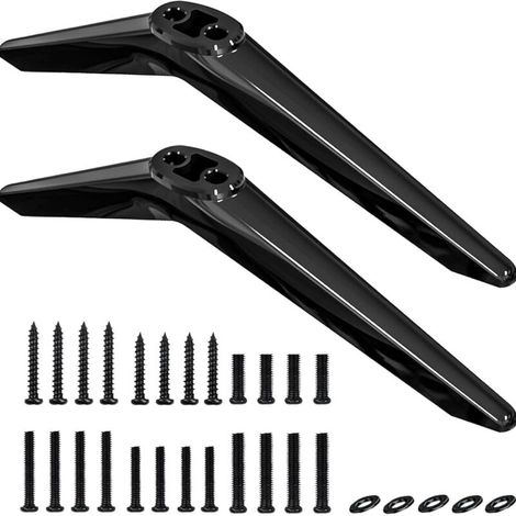 Le support de pied pour téléviseur est compatible avec les pieds de siège des téléviseurs TCL 28/32/40/43/49-65 pouces (référence 55s453) sans perçage. (1/5)