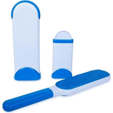 Brosse de nettoyage réutilisable anti-poils d'animaux double face (1/4)