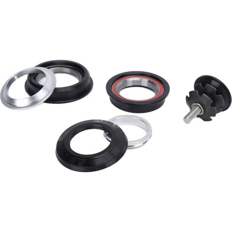 Jeu de direction vélo étanche 28.6x44-50.6x33mm, alliage léger, pivot 360°, anti-corrosion, roulements scellés pour VTT et vélo de route.