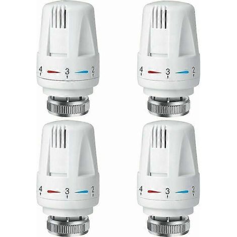 JANMIR-Radiateur thermostatique, Radiateur thermostatique TRV M30 X 1,5, Radiateur thermostatique, 4 pièces (1/5)