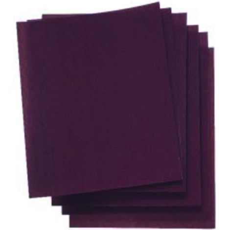 Carta abrasiva assortita in fogli - grana assortita 60/100/150 blister da pz.6