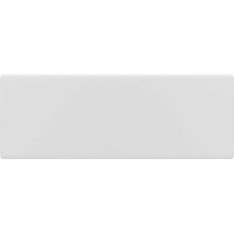 Lavabo carré de luxe à trop-plein Blanc mat 41x41 cm Céramique (1/5)