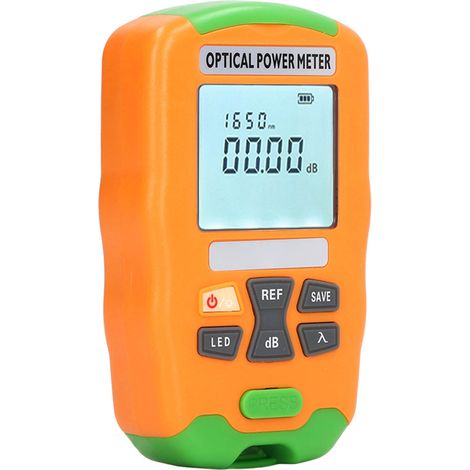 Mini testeur de puissance pour fibre optique FC SC ST, interface universelle, sensibilité de -50 à +26 dBm, orange (1/5)