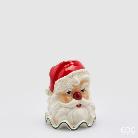 EDG Enzo De Gasperi Vaso Santa-Clown H 17 Cm D 12,5 Cm Waterproof Multicolor