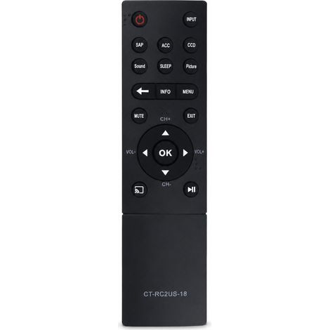 Télécommande TV compatible avec téléviseurs LCD Toshiba CT-RC2US-18 (1/5)