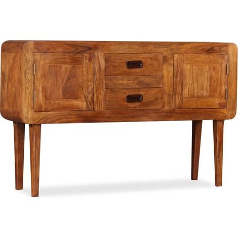Maison Exclusive - Credenza in Legno Massello con Finitura Ambra 120x30x75 cm