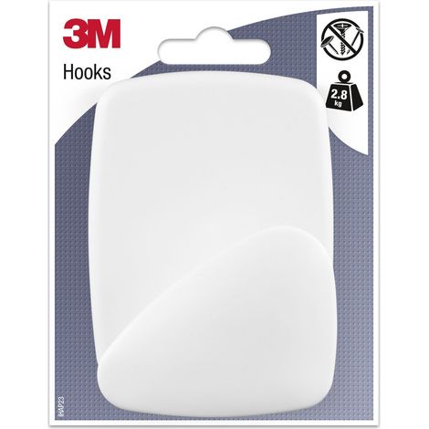 3M 6735 Gancio Adesivo, Bianco, 1 pezzo