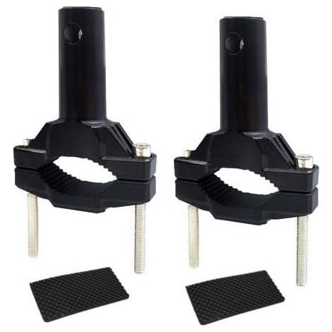 Lot de 2 supports de fixation pour phare de moto - 2,5 cm/3,8 cm - Réglables - Pour tube de 23 mm à 61 mm de diamètre (1/5)