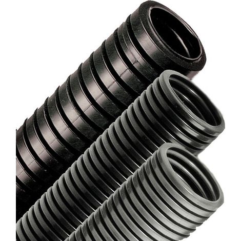 Tube ondulé en polypropylène 10mm noir – Température -40°/+105° – Résistant aux UV – Applications véhicules et châssis – Errebi Group