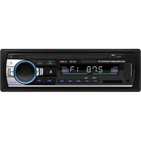 Autoradio Bluetooth, stereo per auto Bluetooth, autoradio FM 4 x 60W, lettore MP3 / lettore MP3 USB/SD/AUX con telecomando (1/5)