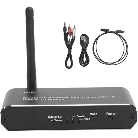 Adaptateur audio numérique-analogique sans fil avec récepteur Bluetooth D09 (1/5)