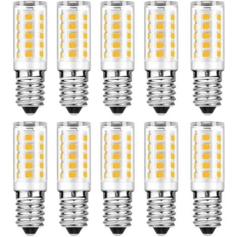 Lot de 10 Ampoule LED E14 - Blanc Chaud 3000K - 5W Equivaut à Ampoule Incandescente 50W - 500LM Non-Dimmable (1/5)