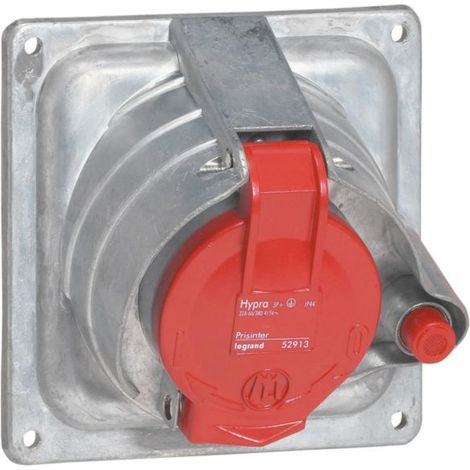 Prisinter fixe Hypra IP44/55 32A - 380V à 415V - 3P+T - métal - LEGRAND