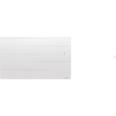 Sauter – Radiateur à inertie 1500W horizontal blanc – Connecté avec pilotage à distance – Chaleur douce et homogène – Programmation libre (1/6)
