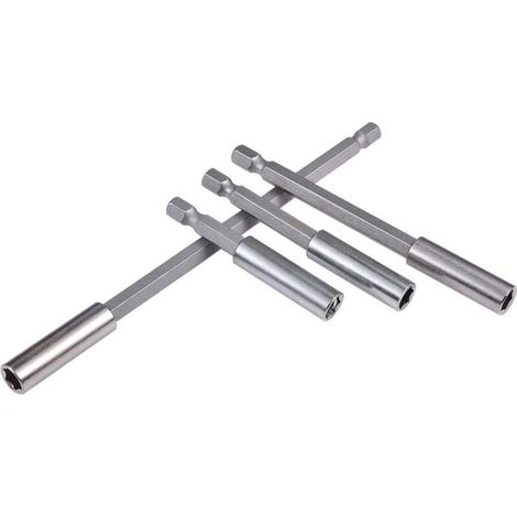 Lot de 4 rallonges magnétiques pour porte-perceuse 2-4"-6", 1/4 ± Tige hexagonale robuste à changement rapide (1/5)