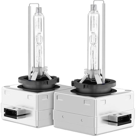 Lampadina allo xeno metallico HID D1S 35W 6000K luce bianca 12V (2 pezzi)
