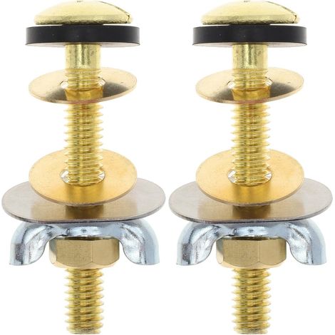 Lot de 2 Vis de Fixation pour Siège, Acier Inoxydable, 16 X 60 MM (1/5)