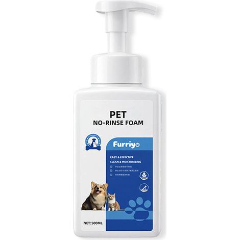Furriyo Pet No-Rinse Foam Cleaner – Gentle, Waterless Dry Cleaning Foam for Pets (1/5)