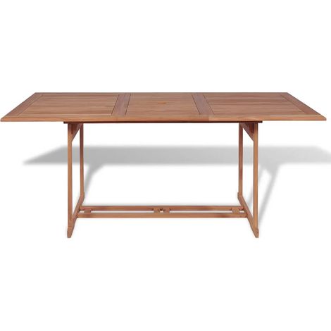 Maison Exclusive - Tavolo da Giardino 180x90x75 cm in Massello di Teak (1/5)