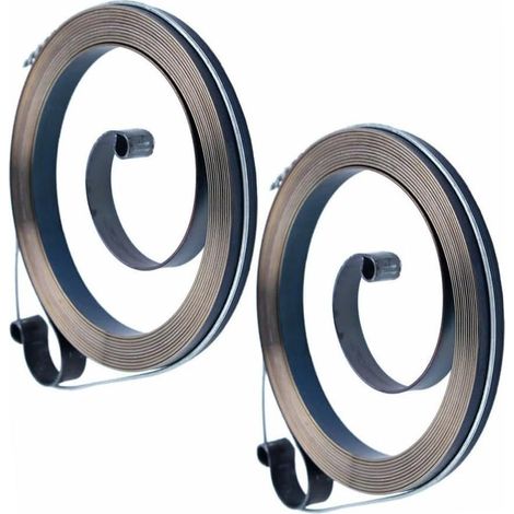 Lot de 2 ressorts de démarrage pour tronçonneuse MS180 MS170 MS250 MS230 Ressort en acier de rechange 56,3 x 4,8 mm (1/5)