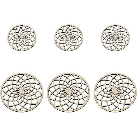 6 sous-verres en bois (1/3)