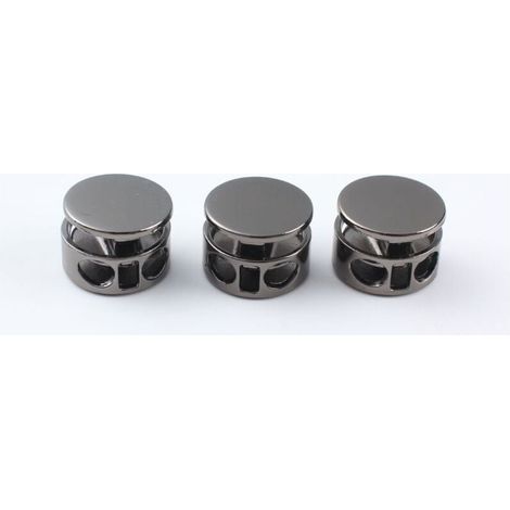 10PCS Verrouillage de cordon à ressort,verrouillage de cordon - Bascule Clip de Cordon Lock Métal - Pince à cordon robuste, fermeture à bascule à ressort robuste pour tentes, vêtements de sport (1/4)