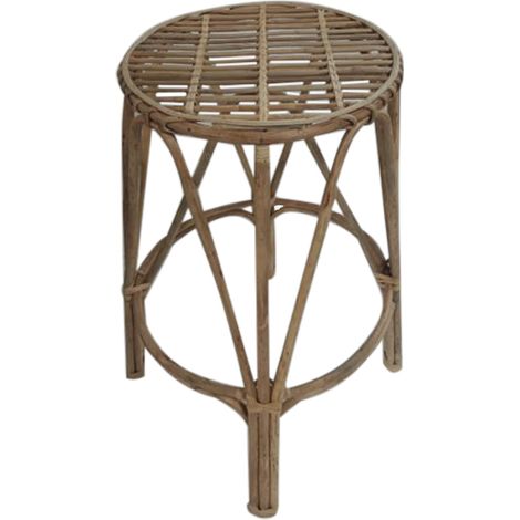 Taburete Mimbre 45X45X86