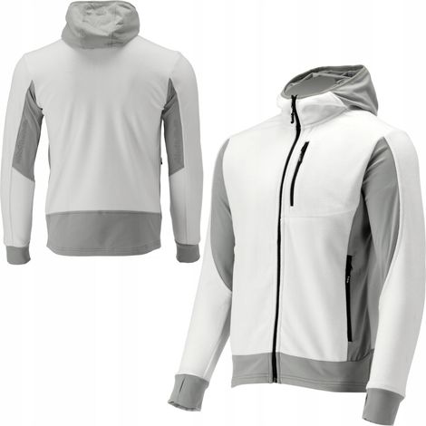 Fleecejacke mit Kapuze SARNA weiß Größe 2XL (1/4)