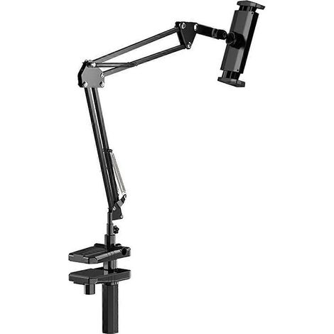 Support de téléphone/tablette à bras articulé réglable à 360° pour téléphones et tablettes de 4 à 12,9 pouces (1/5)