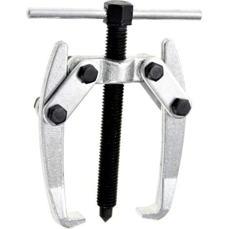 QORVA-Extracteur de Roulement d'Engrenage à Deux Mâchoires 60mm, Outil de Retrait d'Extracteur de Roulement d'Engrenage en Acier au Carbone pour Voiture Moto Réparation Automatique (1/4)